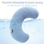 Fair Little Pillow For Cats, Ultra Soft Fluffy Pet Calming Toy Half Donut Cuddler For Joint Relief Sleeping Improve Machine Washable - Image 10