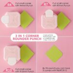 Corner Rounder Punches, 3 In 1 Corner Cutter Corner Punches For Paper Crafts, Diy Projects, Scrapbooking, Photocards, Business Card Making - Image 8