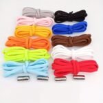 High Density Woven Laces For Outdoor Casual Shoes Work Shoes Fine Texture Round Laces Shoelaces - Image 8