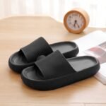Unisex, Cloudyzz Unisex Cozislides Slip-On Slippers - Soft Eva Non-Slip Indoor/Outdoor House Shoes, Lightweight Cushioned Comfort For All Seasons, 7 Color Options (Beige, Blue, Black & More), Cute Slippers, Allseason Footwear, Ribbed Texture Design, Durable Slipresistant - Image 16