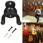 Guitar Hangers, Metal Wall Mounted Guitar Hook Are Suitable For Folk Music, Bass, Electric Guitar, Classical Guitar And Other Musical Instruments, 2Packs, 3Packs, 4Packs To Choose - Image 13