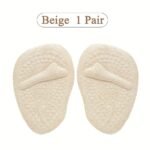 1Pair Silicone Forefoot Pads, Non-Slip Foot Pads For High Heels, Half Size Pads - Image 5