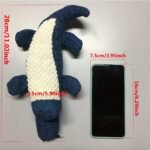 1Pc Durable Crocodile-Shaped Interactive Plush Toy For Dogs - Satisfies Natural Chewing Instinct, Provides Mental Stimulation, And Encourages Active Play - Soft, Textured, And Squeaky Design For Endless Fun - Image 2