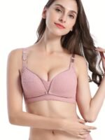 Women'S Maternity Solid Breast Feeding Bra - Image 8