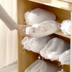 20Pcs/Set White Portable Shoes Bag, Non-Woven Fabric Drawstring Shoes Storage Bag Anti-Yellow Dry Bag Travel Storage Pouch Shoe Dust Bags - Image 4