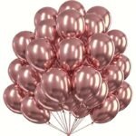 30Pcs, 5-Inch Chrome Balloons - Perfect For Birthday, Wedding, Graduations, Anniversaries, And More For Halloween Christmas Easter Gift -Winter, New Year, Easter Room Decor - Image 10