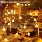 1Pc Globe String Light, 10/20/30/40/80 Led Fairy Light, Usb Power, Universal Lamp, For Indoor And Party Wedding Tree Bedroom Ramadan Valentine'S Day Decoration - Image 12