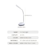 4 Colors Foldable Portable Led Desk Lamp Eye Care Student Learning Reading Led Desk Lamp Battery Powered - Image 10