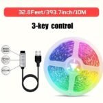 1 Set Of Tv Led Strip Lights, 2835, Three-Key Control Flexible Adhesive Tape, Suitable For Tv Background, Game Room Christmas Party Decoration - Image 11