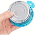 1Pc Random Color Silicone Pet Food Can Cover, Moisture Proof Easy To Clean Round Dog Food Can Lid - Image 10