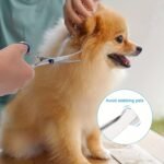 Pet Grooming Scissors Set With Safety Round Tip, Dog Cat Grooming Scissors, Stainless Steel Dog Cat Grooming Shears (Curved Scissor) - Image 6