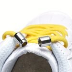 1Pair No Tie Elastic Shoelaces, Adjustable Elastic Shoe Laces, Tieless Laces With Metal Buckles For King'S Day - Image 4
