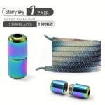 1 Pair No Tie Shoe Laces Colorful Buckle Shoelaces Light Colorful Fashion Without Ties Elastic Laces For Casual Shoes And Sports Shoes - Image 14