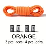 1Pair Tieless Elastic Shoe Laces, No Tie Shoelaces For Sneakers Casual Shoes Skate Shoes - Image 15