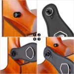 2Pcs Premium Alloy Guitar Strap Locks With Easy Quick Release Buttons - Golden & Black, Secure & Stylish For Acoustic, Electric Guitars & Basses - Ideal Gift For Musicians On Birthdays, Easter, President'S Day, Guitar Accessories Strap - Image 6