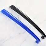 1Pc Ergonomic Shoe Horn - 42Cm Long, Thick Plastic, No-Bend Design For Easy Shoe Wear At Home Or Hotel, Blue & Black Options - Image 8