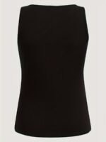 Solid Button Front Crew Neck Tank Top, Casual Sleeveless Top For Summer, Women'S Clothing - Image 8