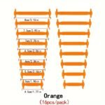 16Pcs Silicone No Tie Shoe Laces, Creative Lazy Shoelaces - Image 15