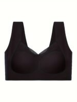 Solid Color Sexy No Steel Ring Women'S Underwear Comfortable Breathable Gathered Vest Bra Underwear - Image 2