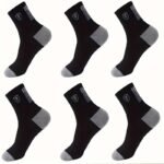 5Pairs Men'S Casual Sports Socks, Breathable Comfy Sweat Absorption Athletic Socks - Image 13