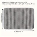 Double Layer Cat Litter Trapping Mat, Non-Slip Waterproof Cat Cleaning Mat For Pet Toilet Kennel Litter Box - Image 9