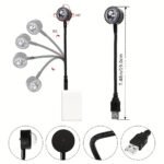 Usb Music Rhythm Magic Stage Effect Projection Lamp Led Party Disco Stage Light Romantic Atmosphere Led Light For Cars Bedrooms Parties - Image 2