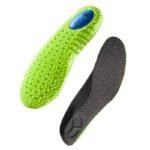 1Pair Sports Shock Absorption Insoles, Breathable Green Memory Foam Shoes Pads - Image 10
