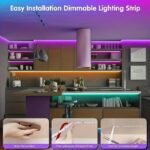 3.28-100Feet/1/30M, 1 Set Of Rgb 5050 Led With Lights, 3-Key Remote Control 5V Usb Led With Flexible Strip Diode Strip, Used For Tv Backlight Room Decoration, Night Light - Image 4