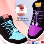 1 Pair Of Stretchy Spandex Elastic Shoelaces For Sneakers - No-Tie, Fit, 100Cm Long, Durable & Comfortable, Ideal For Sports Shoes With Pink Accents - Image 16