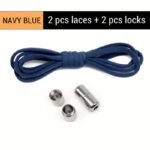 1Pair No Tie Elastic Shoelaces, Adjustable Elastic Shoe Laces, Tieless Laces With Metal Buckles For King'S Day - Image 18
