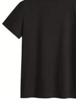 Always Weird Print T-Shirt, Short Sleeve Crew Neck Casual Top For Summer & Spring, Women'S Clothing - Image 9