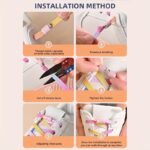 1 Pair No Tie Shoe Laces Colorful Buckle Shoelaces Light Colorful Fashion Without Ties Elastic Laces For Casual Shoes And Sports Shoes - Image 6