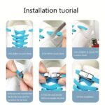 4Pcs Shoelaces And No Tie Shoelaces Buckle Set, Elastic Laces For Sneake, Men'S And Women'S Adult Widened Flat Shoelace For Shoes For King'S Day - Image 16