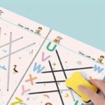 Reusable Magic Practice Copybook Set For Kids - Numerical & Alphabet Writing Practice, Pen Control Training & Drawing Workbook With Colorful Illustrations, Durable Paper For Classroom Education, Home & School Use, Educational Workbook, Playful Illustrations, Quality Paper Material, Hardcover Coloring Book, Writing Practice Book, Economic Notebook, Teacher Supplies, School Supplies, Math Teaching Resource, Busy Book - Image 7