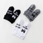 1 Pair Men'S "I'M Gaming Do Not Disturb" Novelty Socks - Black With White Lettering & Game Controller Graphics, Spandex/Polyester Blend, Comfortable & Breathable For Gamers - Image 12