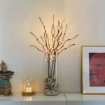 20 Led Battery-Powered Branch Lights, Indoor Decorative Lighting For Weddings, Restaurants, Parties, Birthdays, Christmas - Plastic Fairy Lights With Branch Design, ?36V, Requires 2 Aa Batteries (Not Included) - Image 9