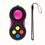 8-Function Fidget Game Controller, Rubberized Stress Relief Handheld Gadget With Lanyard, Multi-Color Plastic, Focus Toy For Anxiety Reduction - Image 14
