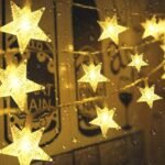 1Pc Star-Shaped Fairy Lights - Battery-Powered, Indoor Decor For Mother'S Day, Halloween, Christmas, And Parties - Soft Warm Glow, Pvc Material, No Electronic Components Needed, Party Lighting | Starlight Effect | Durable Plastic Lights, Fairy Lights Decor - Image 4