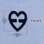 4Pcs Heart Shaped Bra Strap Clips, Invisible Non-Slip Shoulder Belt Buckles, Women'S Lingerie & Underwear Accessories - Image 2