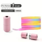1 Pair No Tie Shoe Laces Colorful Buckle Shoelaces Light Colorful Fashion Without Ties Elastic Laces For Casual Shoes And Sports Shoes - Image 11