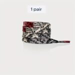 1 Pair Fashion Pattern Print Shoelace For Canvas Shoes Sneakers, Men & Women - Image 3