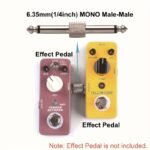 1/4 Inch Male To 1/4 Inch Male Golden-Plated Adapter 6.35 Mm Monochrome Nickel -Plated Plug 6.5M-6.5M Power Amplifier Electronic Organ Audio Connector - Image 6