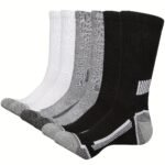 Acefine 6 Pairs Of Men'S Mid-Calf Socks For Autumn And Winter, Long Tube Socks, Winter Terry Towel Socks. - Image 13