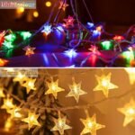 1Pc String Lights 10, 20, 30, 40, 80, Led Star String Lights, Battery Box Power Supply Fairy String Lights, Wedding Party, New Year, Warm White - Image 8