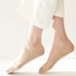 5 Pairs Women'S Invisible Boat Socks - Summer Thin Sole Anti-Slip No-Show Socks With Lace Trim, Breathable & Non-Slip For Casual & Formal Wear, Multi-Color Pack, Formal Sock Pairing - Image 8