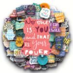 100Pcs Inspirational Quote Stickers - Waterproof Vinyl, Perfect For Laptops, Water Bottles & Books | Aesthetic Motivational Decals For Teens & Adults - Image 4