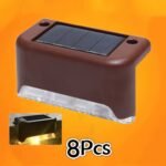 4/6/8-Pack Solar-Powered Led Step Lights Outdoor, Ip65, Auto On/Off Sensor, Solar Panel Charging, Warm White Led Bulbs, For Garden, Patio, Pathway, Wedding, Pathway Lighting - Energy-Efficient Landscape Lighting, Solar Powered Outdoor Lights, Garden Decor, Contemporary Design, Durable Construction, Sensoractivated Light, Event Planners - Image 26