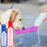 250Ml/500Ml Foldable Water Bottle For Dogs, Portable Plastic Water Dispenser Outdoor Dog Water Feeder