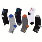 5Pcs Men'S Casual Breathable Fashion Sports Socks For Basketball/Football - Image 4