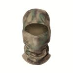1Pc Unisex Camouflage Balaclava Hat - Full Face Mask & Neck Gaiter With Breathable Mesh-Like Texture, Multi-Color Camo Patterns (Green/Brown/Black) For Cycling, Skiing, Fishing, Motorcycling - Windproof & Sun Protection, Durable Textile Fabric, Versatile Outdoor Sports Mask & Headscarf - Image 4